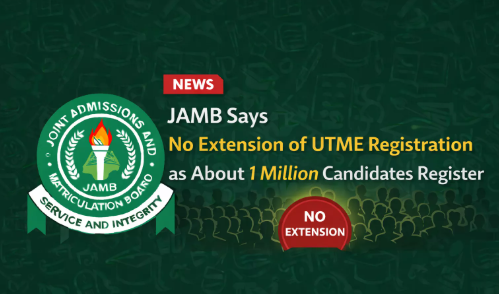 JAMB Confirms Nearly One Million Registr...